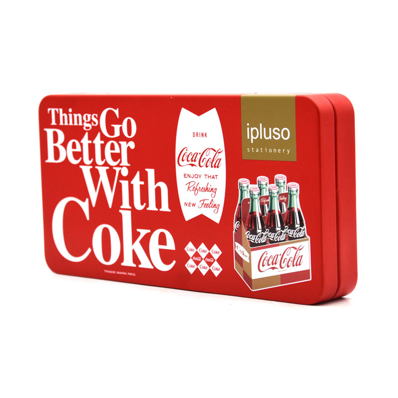 Coca Tin Hinge Box