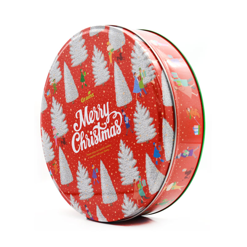 Christmas Tin Cookies Box