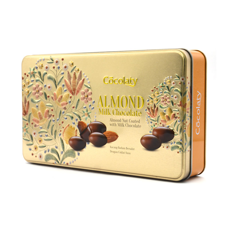 Embossing Chocolate Tin Box