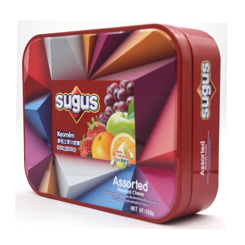 Sugar Candy Rectangle Tin Box