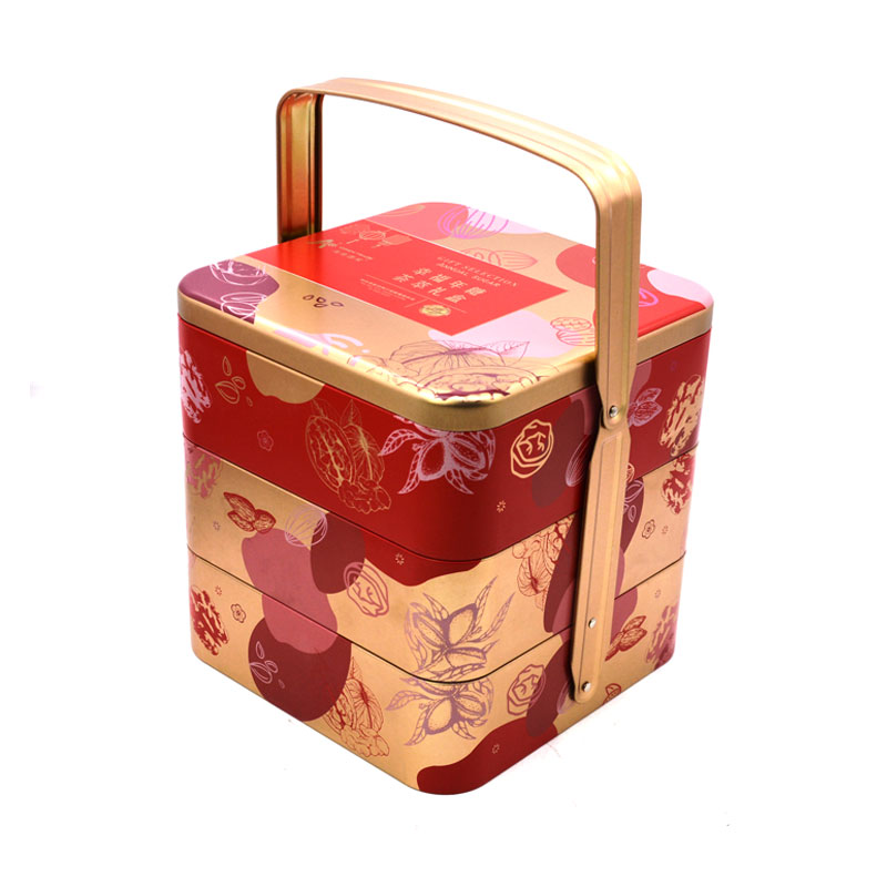 Stackable New Year Tin Box