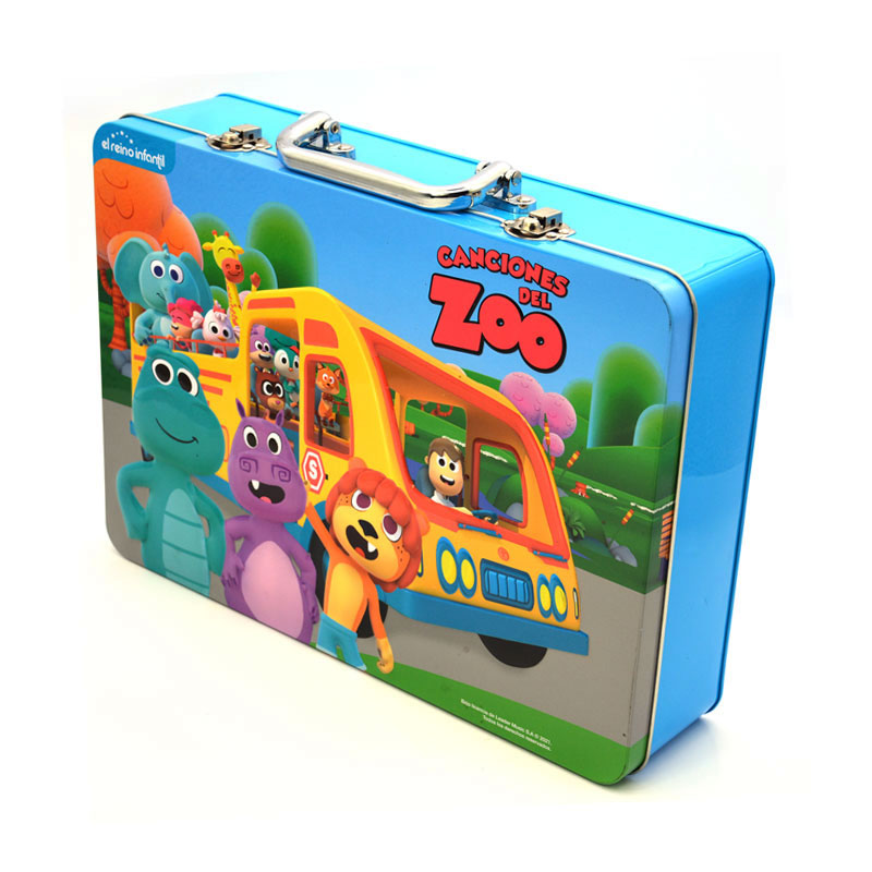 Kids Toys Lunch Tin Handle Box