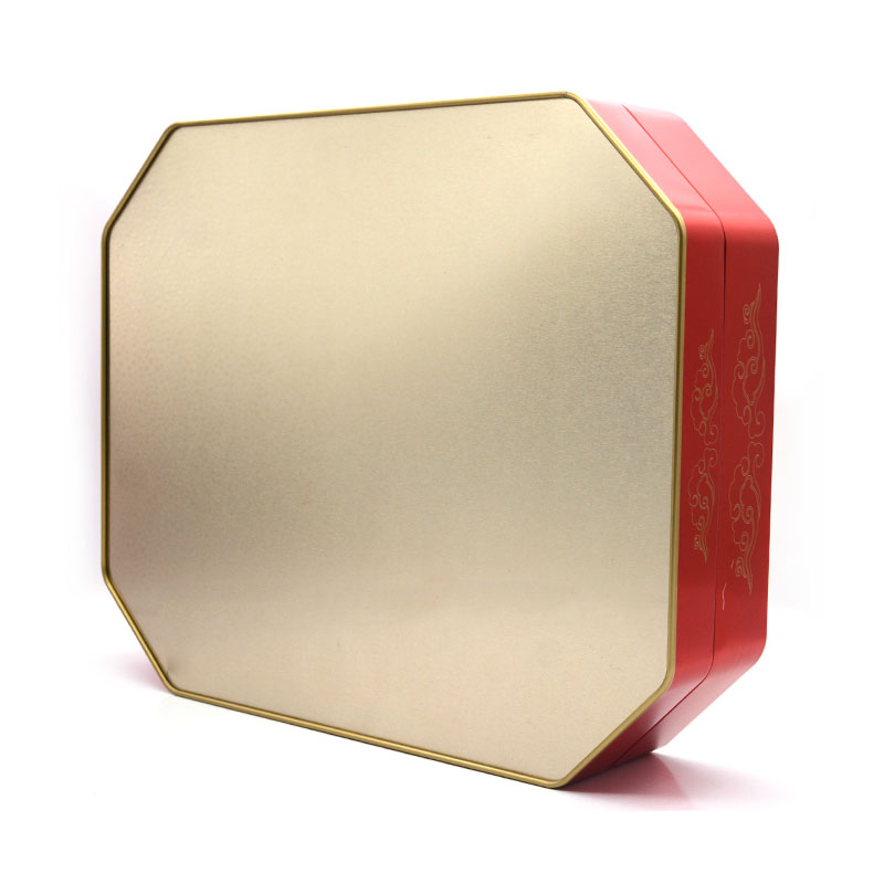 Irregular Octagon Tin Box