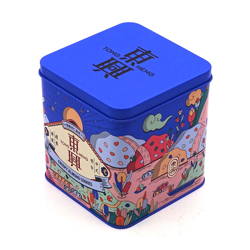 Square Candy Tin Box