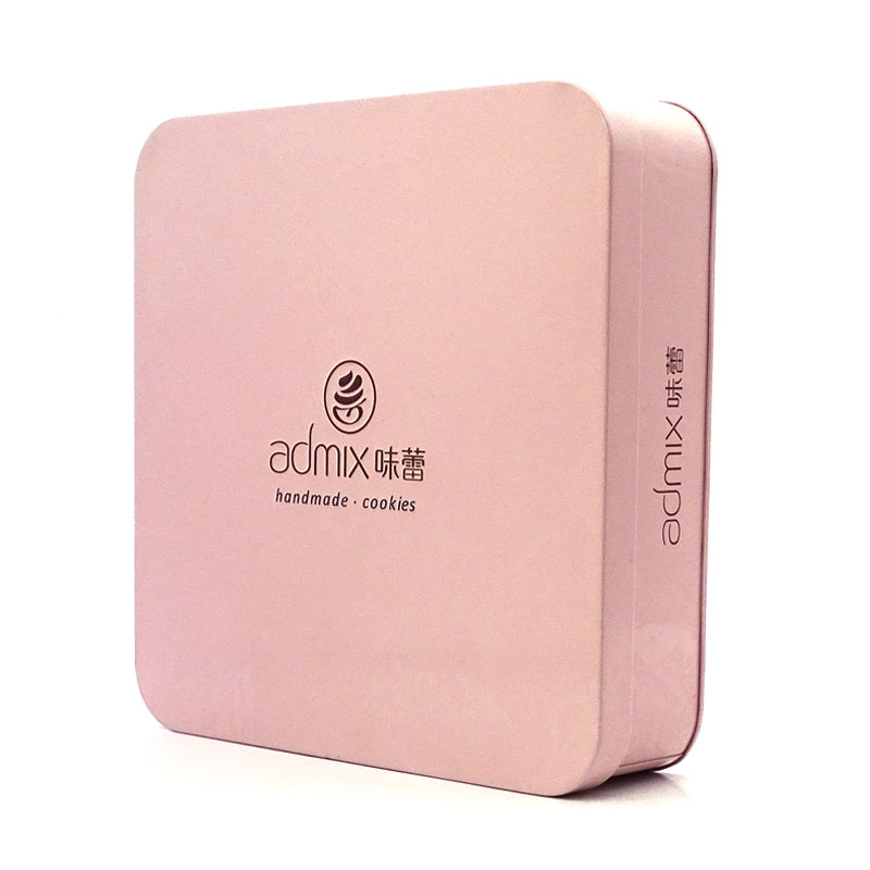 Pink Cookie Tin Box