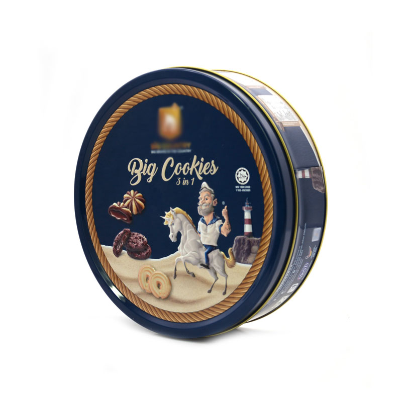 Round Denmark Tin Box